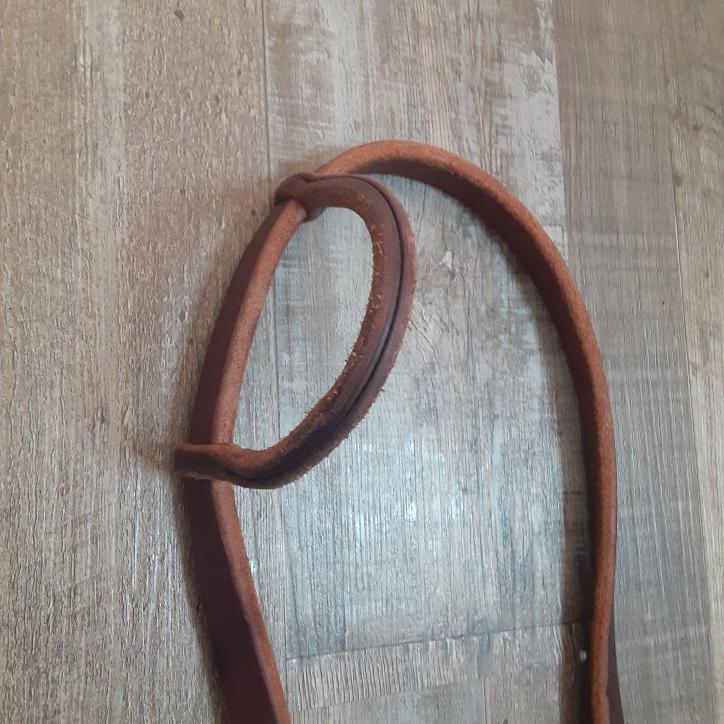 Dark Oil Harness Leather Thick 3/4in One Ear Headstall