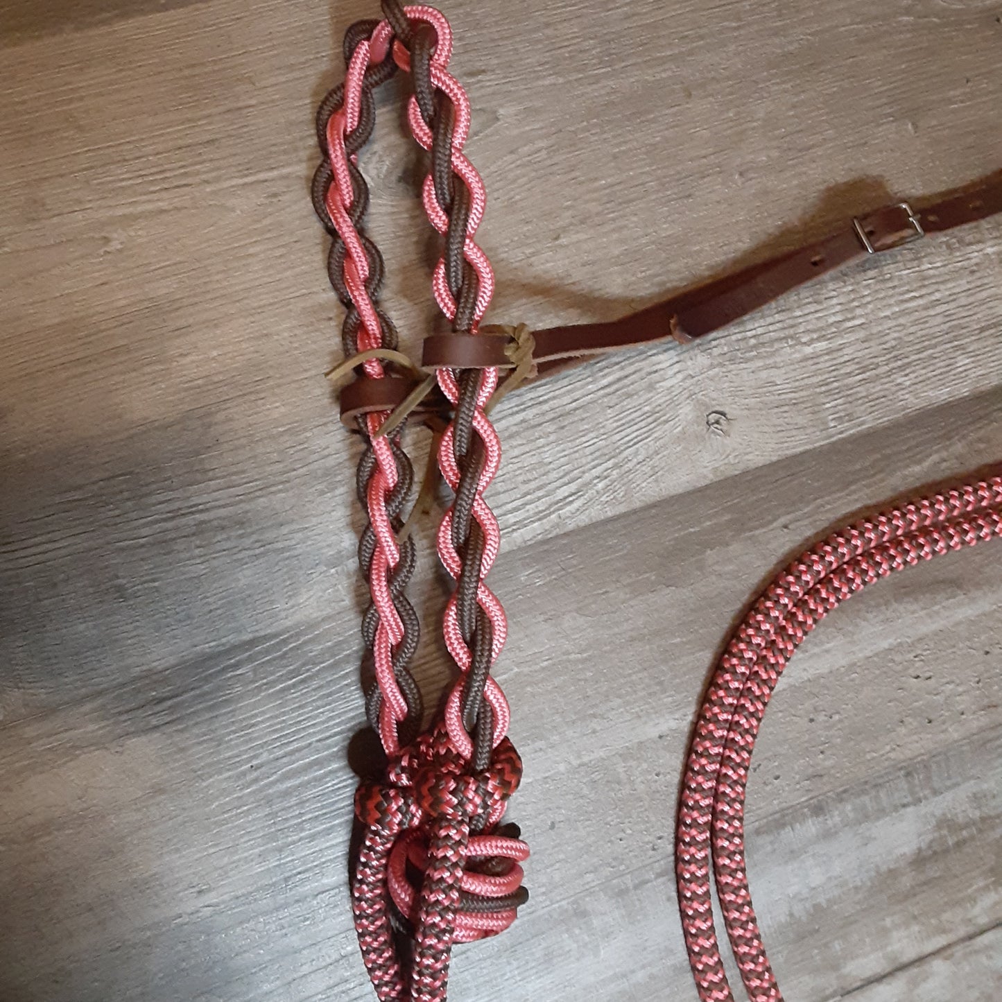 Ridge Creek Tack Soft Round Loping Hackamore Bosal Headstall