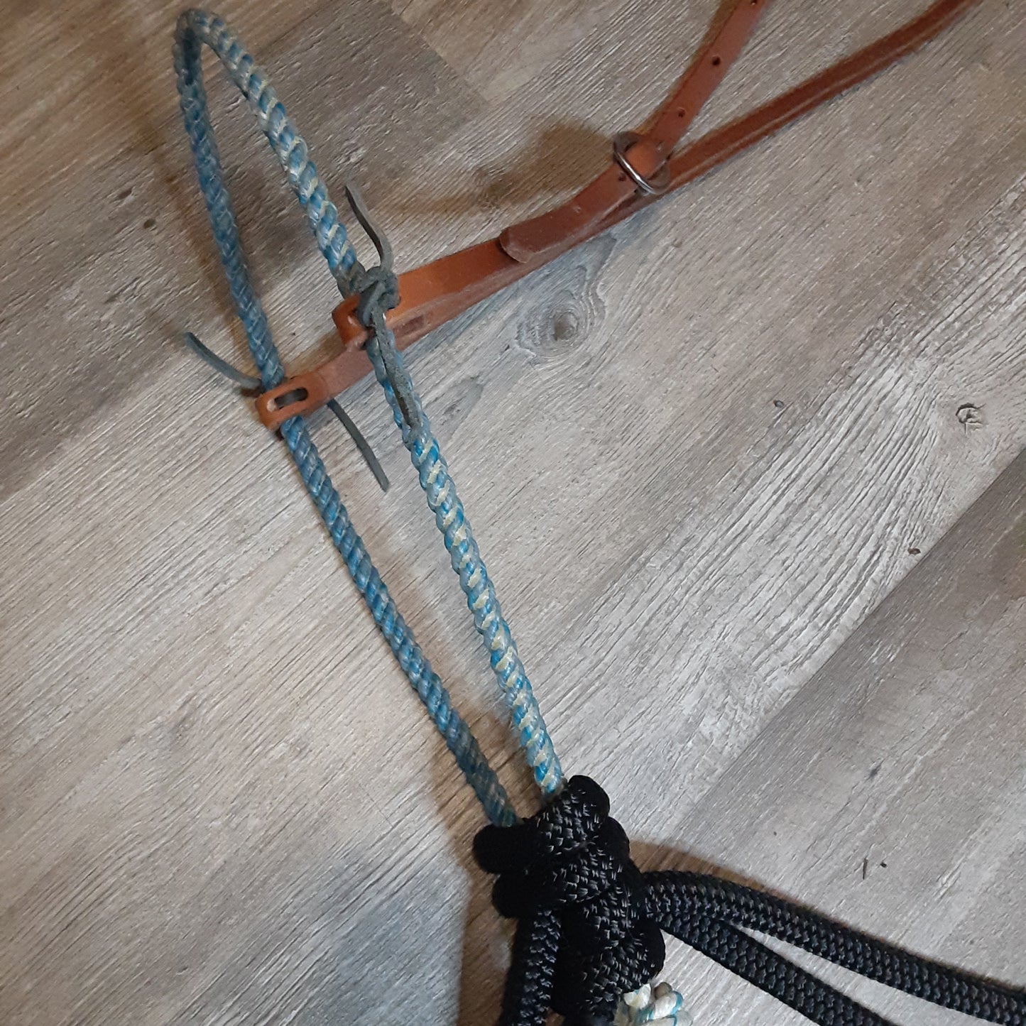 Lariat Nose Rope Loping Hackamore Bosal