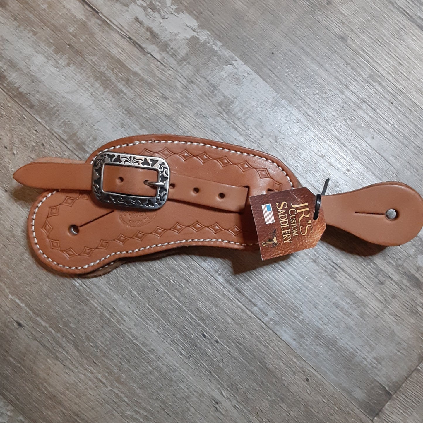 JR Miller Custom Saddlery Spur Straps