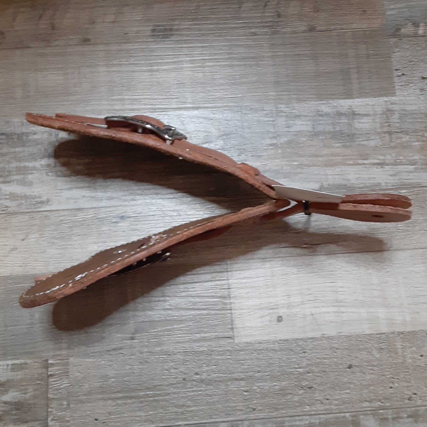 JR Miller Custom Basketweave Spur Straps