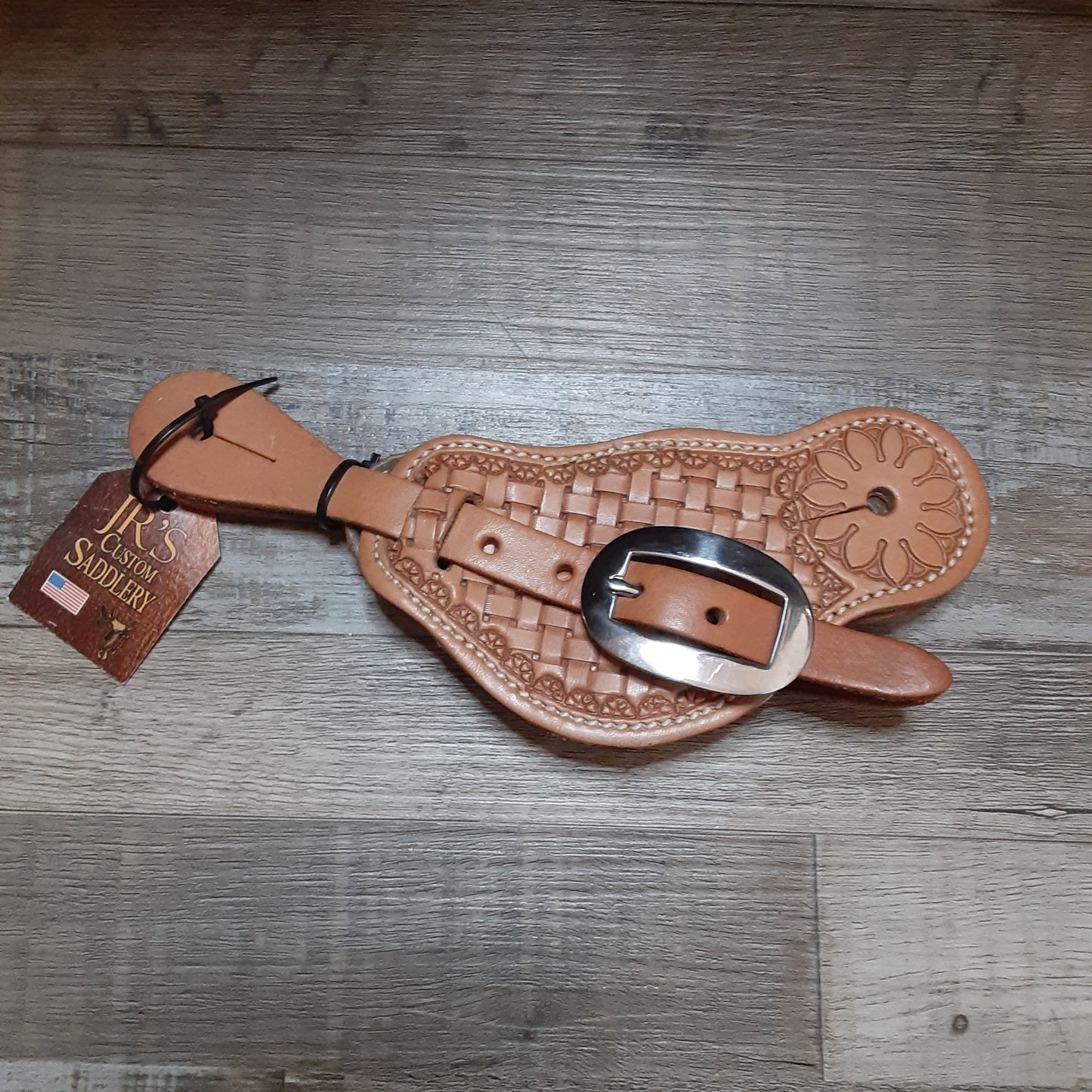 JR Miller Custom Saddlery Youth Spur Straps