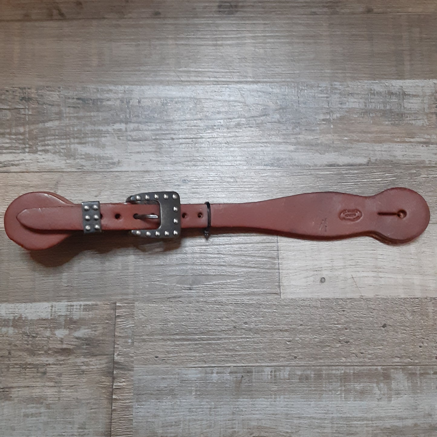 JR Miller Custom Saddlery Mens Spur Straps