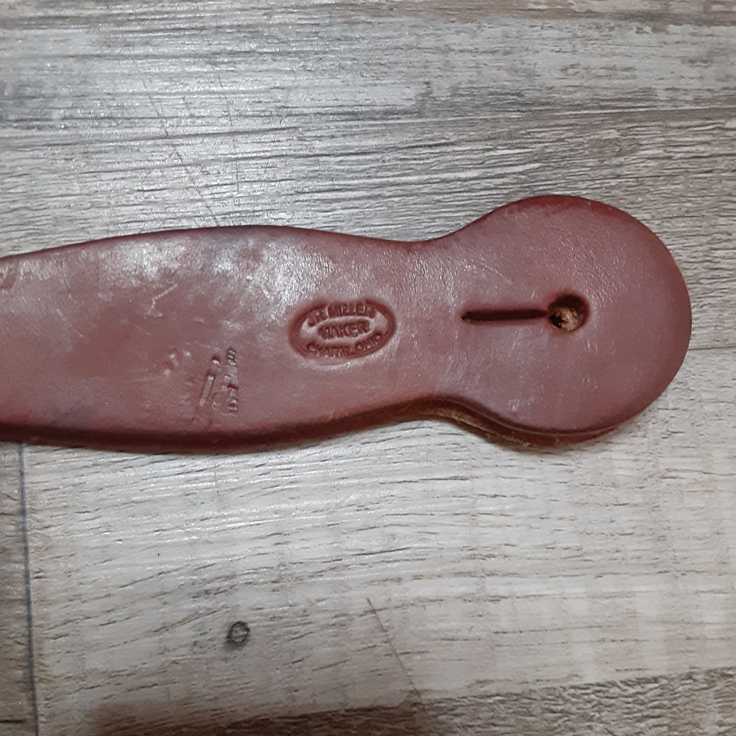 JR Miller Custom Saddlery Mens Spur Straps