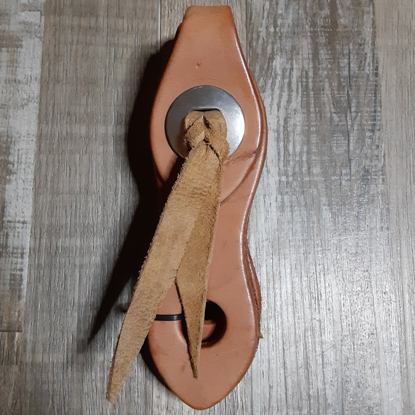 Custom Slobber Straps for Reins with Slotted Concho