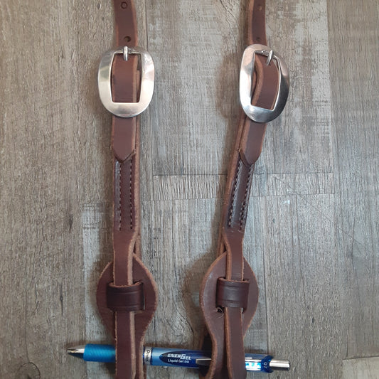 Dark Oil One Ear Quick Change Headstall