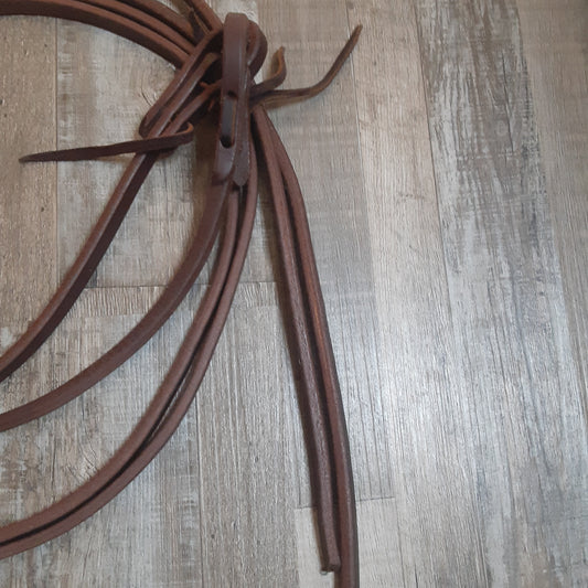 3/8in Oiled 8ft Spilt Reins