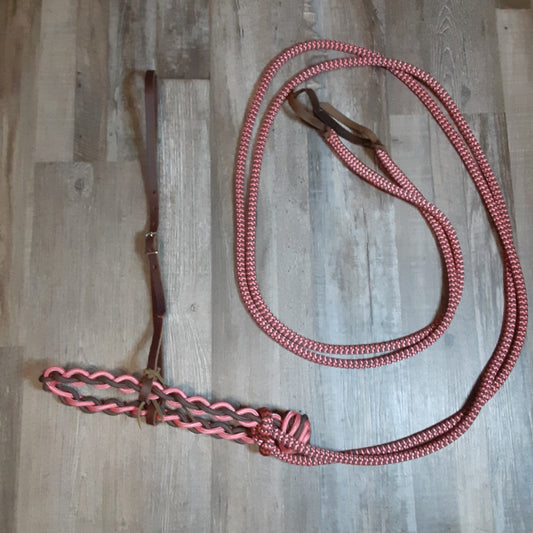 Ridge Creek Tack Soft Round Loping Hackamore Bosal Headstall