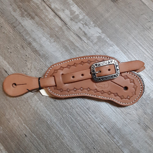 JR Miller Custom Saddlery Spur Straps