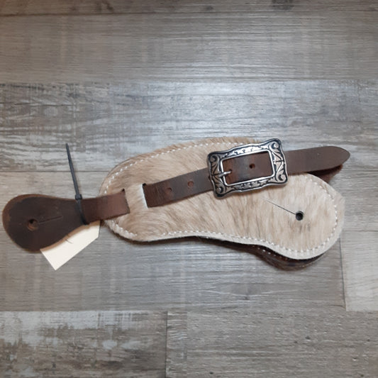 JR Miller Custom Saddlery Hair-On Spur Straps