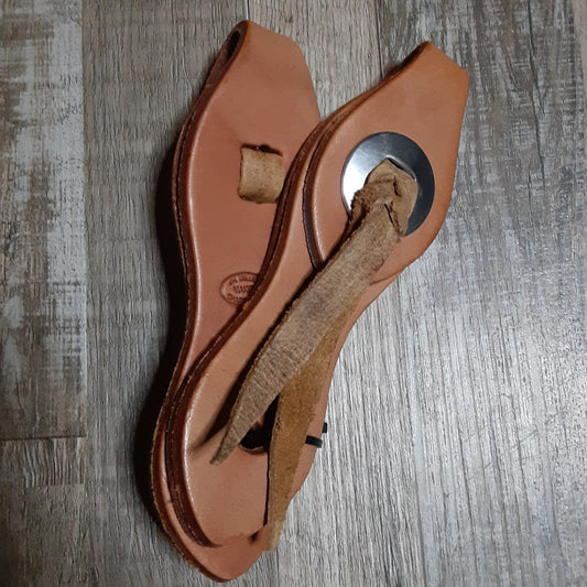 Custom Slobber Straps for Reins with Slotted Concho