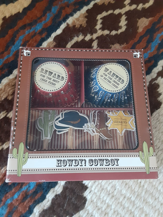 Cowboy Cupcake Party Decor